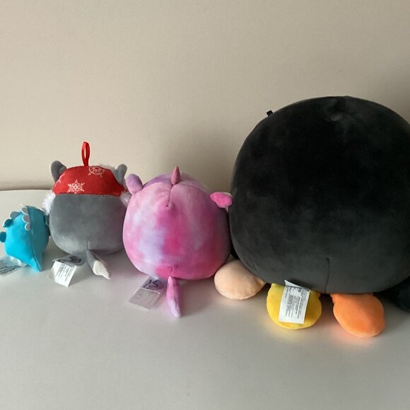 4 Squishmallow Squishville Plush Soft Toys Stuffed Animals Christmas - Picture 4 of 7